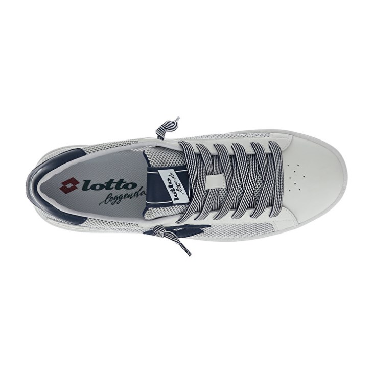 Zapatillas Lotto Autograph NET Hombre Blancas Azules | VR444754H6