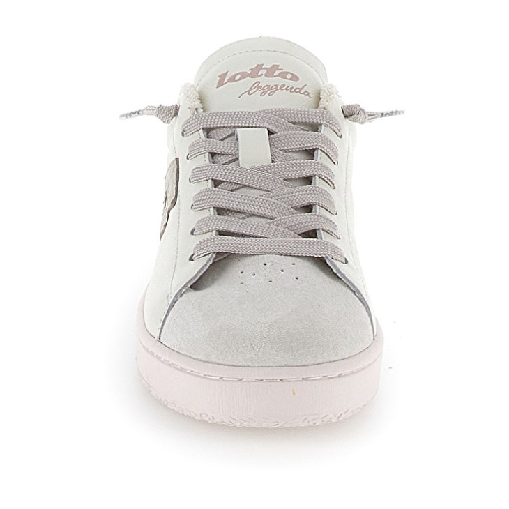 Zapatillas Lotto Autograph Suede W Mujer Blancas Plateadas | KK036973P7