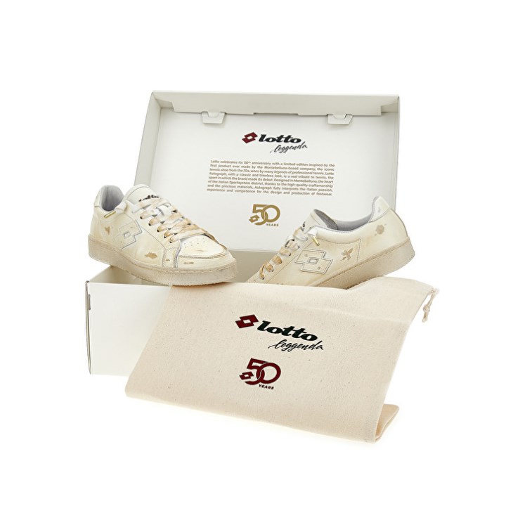 Zapatillas Lotto Autograph W 50 YRS Mujer Creme | RD878837U6