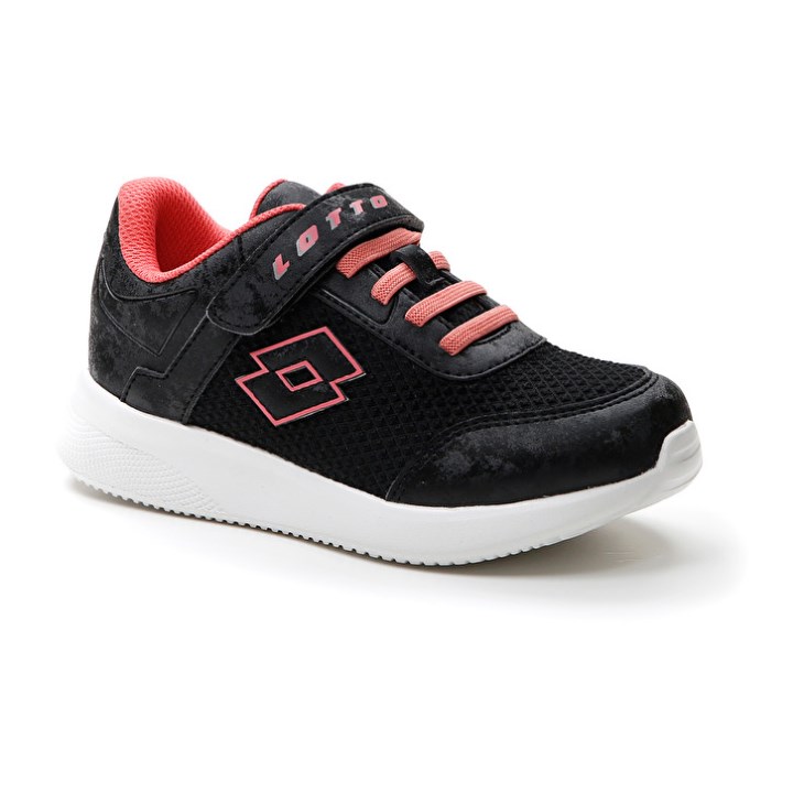 Zapatillas Lotto Evolite AMF III CL S Niños Negras Coral | IE176497Q5