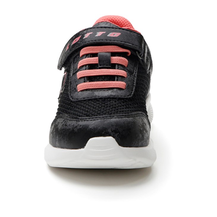 Zapatillas Lotto Evolite AMF III CL S Niños Negras Coral | IE176497Q5