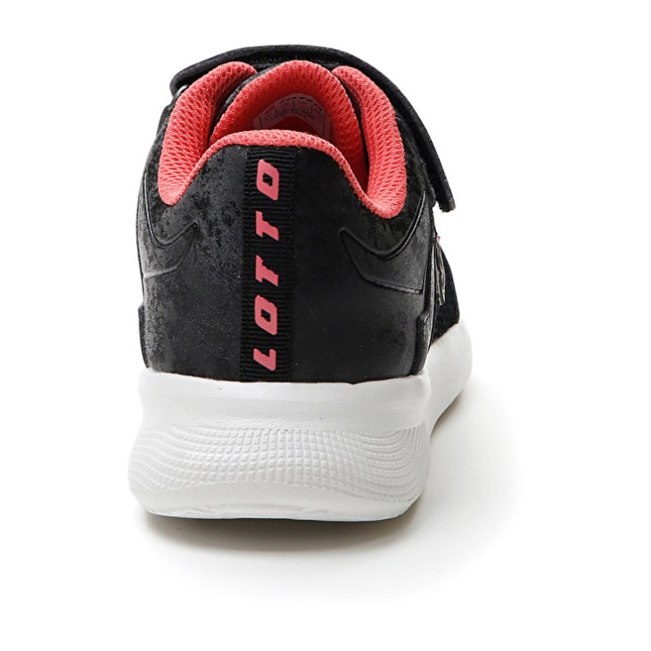 Zapatillas Lotto Evolite AMF III CL S Niños Negras Coral | IE176497Q5