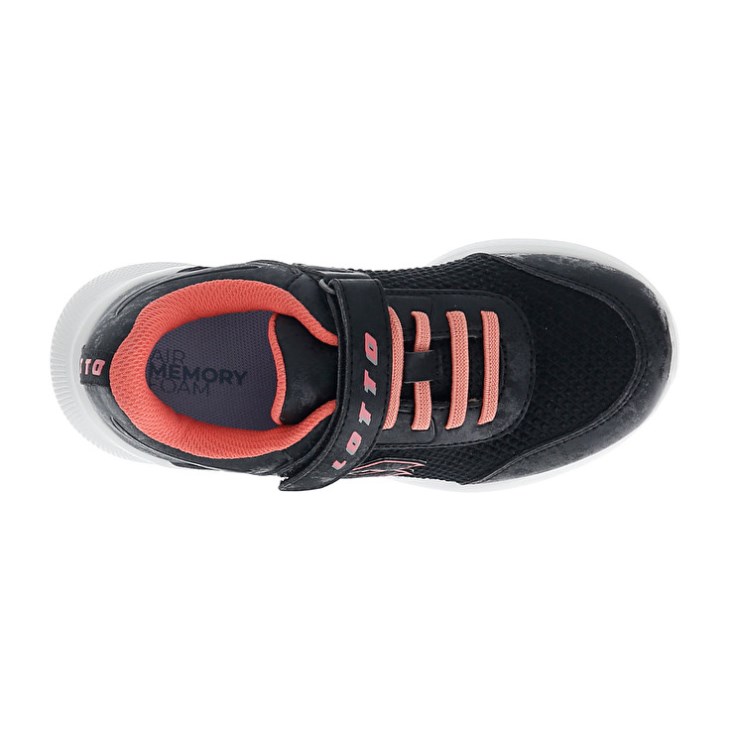 Zapatillas Lotto Evolite AMF III CL S Niños Negras Coral | IE176497Q5