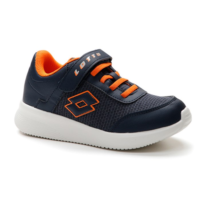 Zapatillas Lotto Evolite AMF III Mlg CL S Niños Azules Negras Naranjas | YY763526J6