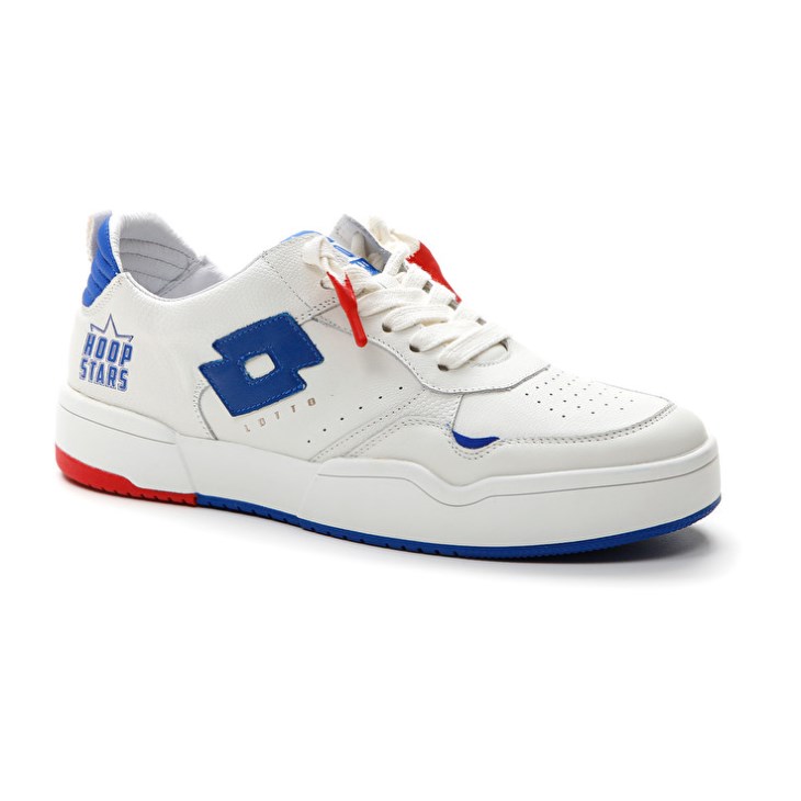 Zapatillas Lotto Hoop Stars Hombre Blancas Azules | RT064396C7