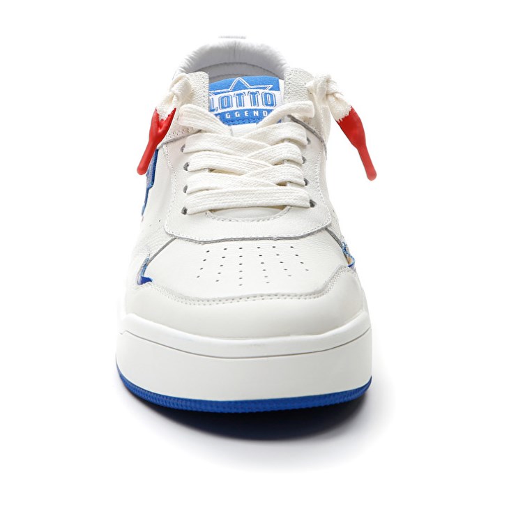 Zapatillas Lotto Hoop Stars Hombre Blancas Azules | RT064396C7