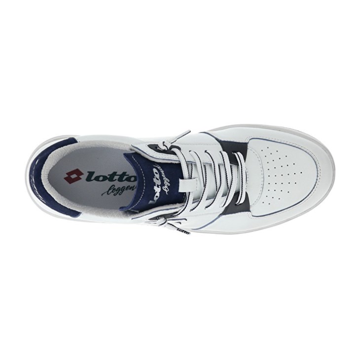 Zapatillas Lotto Signature Edge Hombre Blancas Azules | WL734493V6