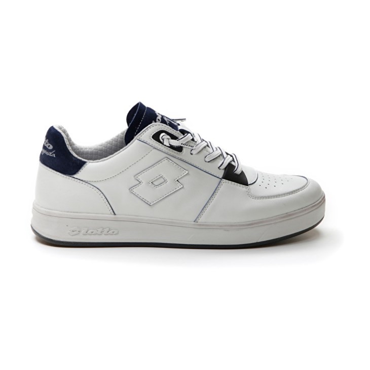 Zapatillas Lotto Signature Edge Hombre Blancas Azules | WL734493V6