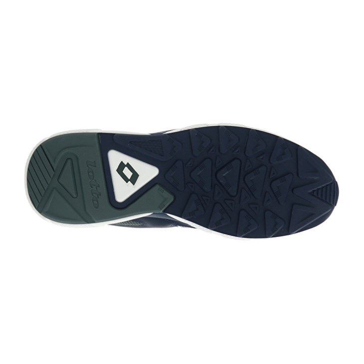 Zapatillas Lotto Sirius '95 AMF Hombre Azules Oscuro Verde Oscuro Doradas | MY482958R3