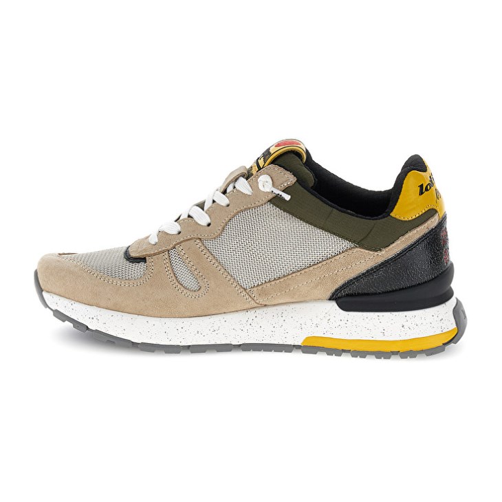 Zapatillas Lotto Tokyo Shibuya Hombre Beige Verde Oliva | LE311051X7
