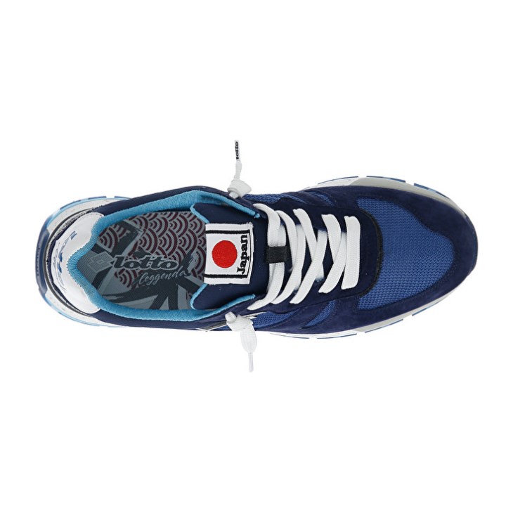 Zapatillas Lotto Tokyo Shibuya NET Hombre Azules Negras Azules | JO672487S3