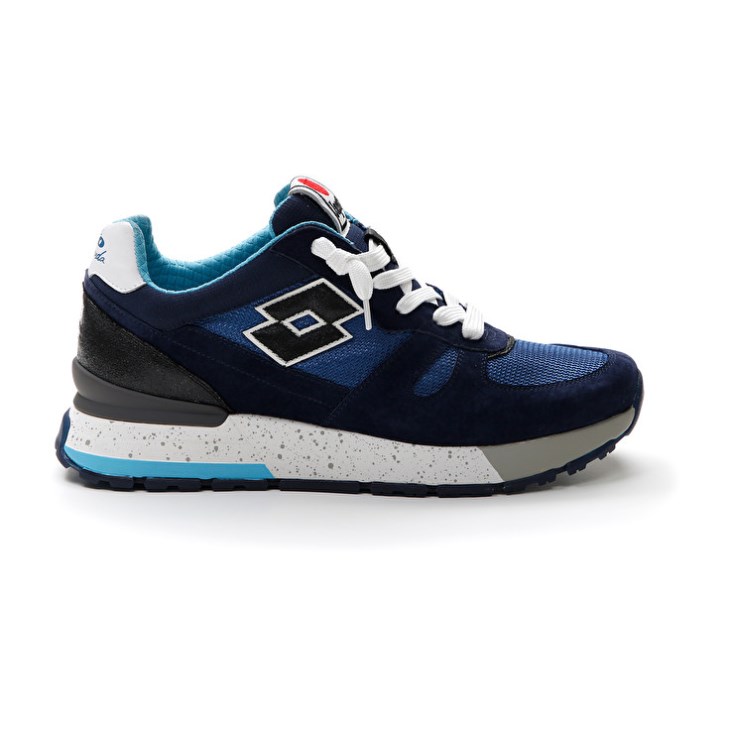 Zapatillas Lotto Tokyo Shibuya NET Hombre Azules Negras Azules | JO672487S3