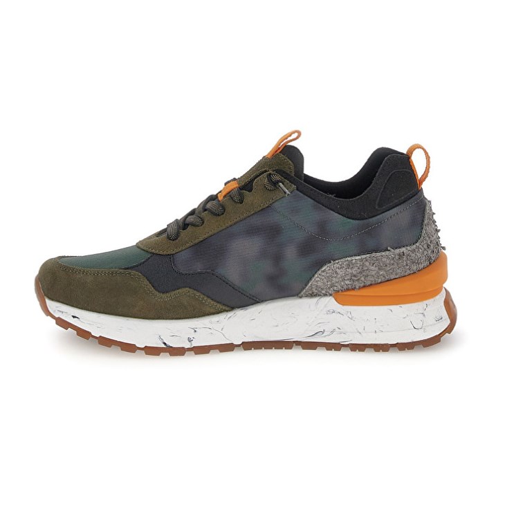 Zapatillas Lotto Tokyo Shibuya Tie Dye Hombre Verde Oliva Oscuro Negras Verde | EP733873L8