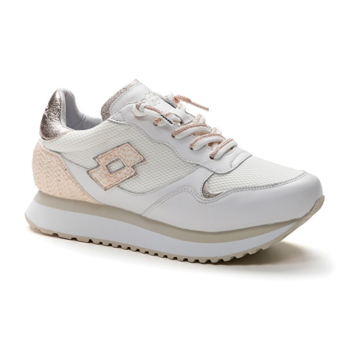 Zapatillas Lotto Tokyo Wedge II Fish W Mujer Blancas | NJ631563G1