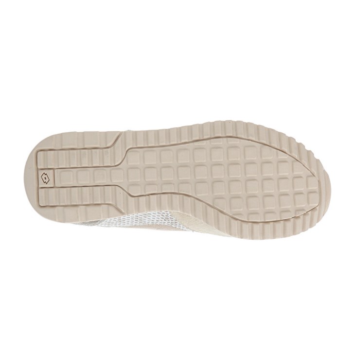 Zapatillas Lotto Tokyo Wedge II Shiny W Mujer Blancas Doradas | WY185098W7