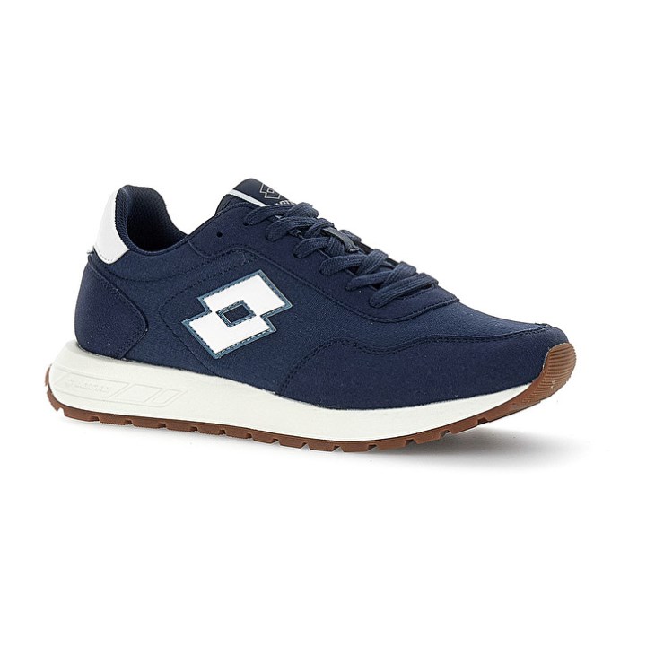 Zapatillas Lotto Trainer 2000 AMF CVS Hombre Azules Blancas | QH082768N8