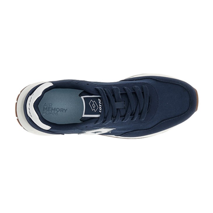 Zapatillas Lotto Trainer 2000 AMF CVS Hombre Azules Blancas | QH082768N8