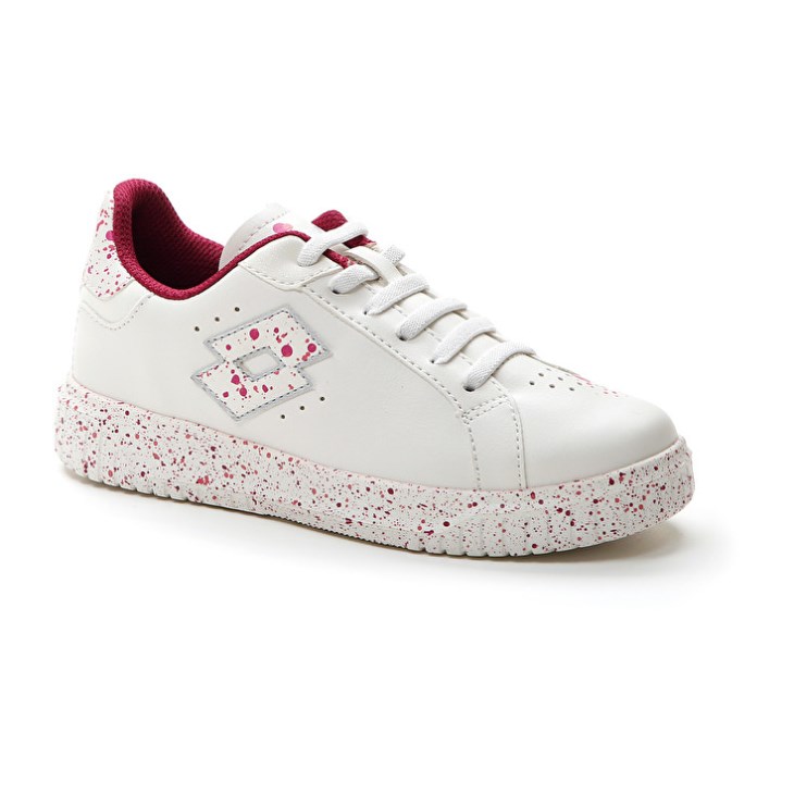 Zapatillas Lotto Venus AMF III PRT CL Niños Blancas Rojas | UI495479N7