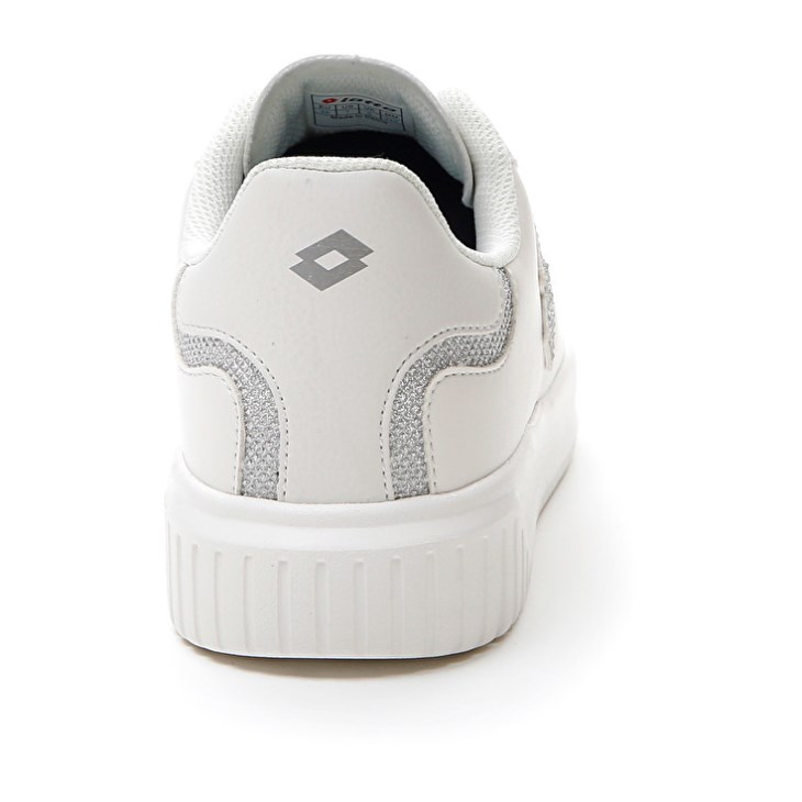 Zapatillas Lotto Venus AMF II Glitter W Mujer Blancas Plateadas | LA726912X4