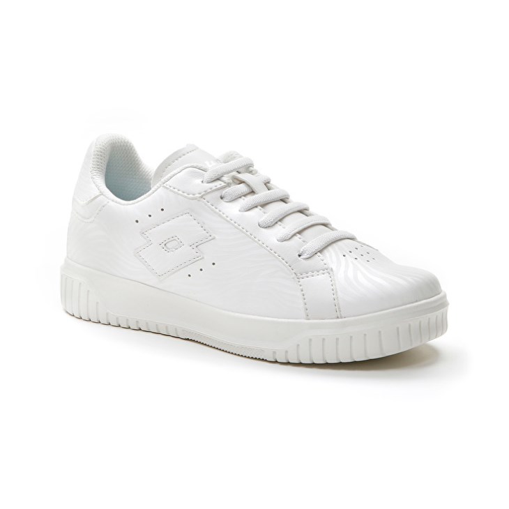 Zapatillas Lotto Venus AMF II Zebra JR Niños Blancas | JJ071447Q9