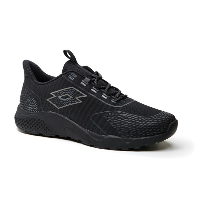 Zapatillas Running Lotto Kibra AMF II Hombre Negras | NY008540N9