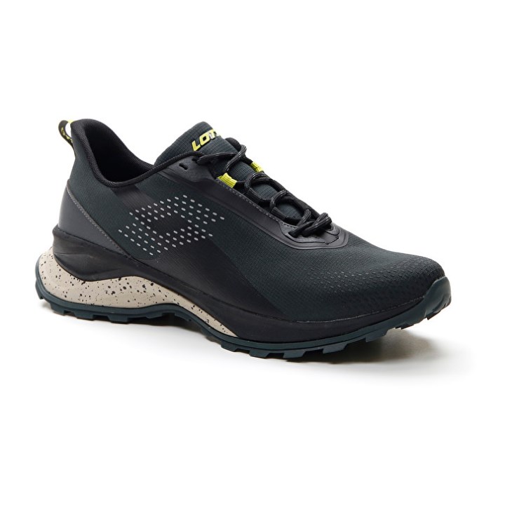 Zapatillas Running Lotto Moonrun 300 Hombre Verde Gris Negras | FZ300740P0