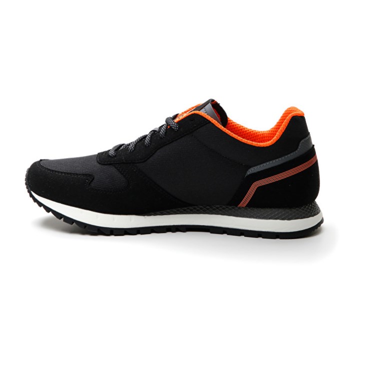 Zapatillas Running Lotto Runner '95 AMF Hombre Negras Gris | EK239863A5
