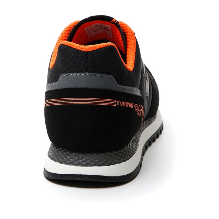 Zapatillas Running Lotto Runner '95 AMF Hombre Negras Gris | EK239863A5