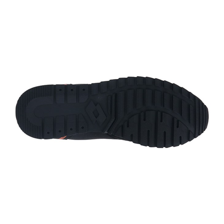 Zapatillas Running Lotto Runner '95 AMF Hombre Negras Gris | EK239863A5