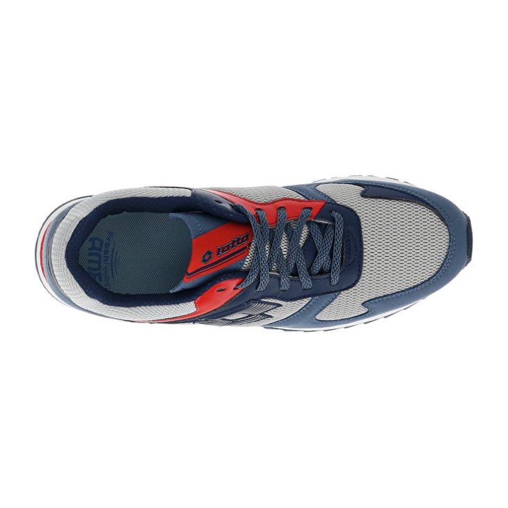 Zapatillas Running Lotto Runner Plus '95 AMF V Hombre Gris Azules Azules | VT287998M6