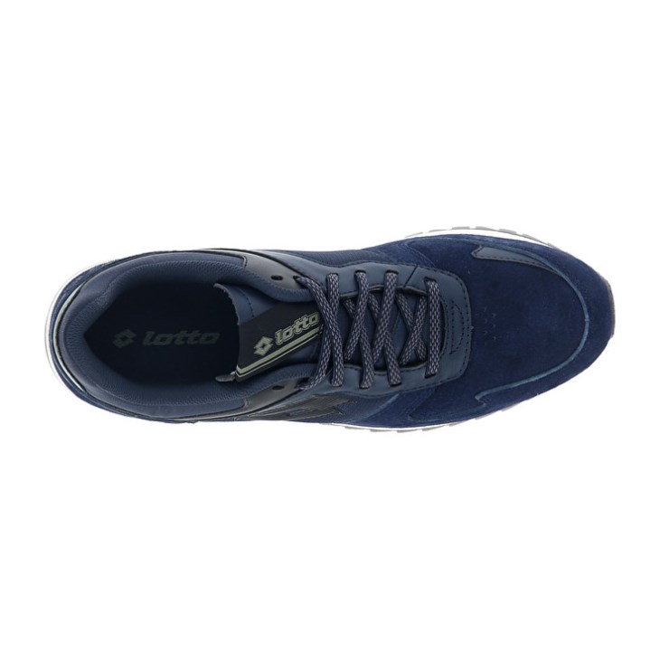 Zapatillas Running Lotto Runner Plus '95 IV SUE Hombre Azules Oscuro Negras | NU582188S0