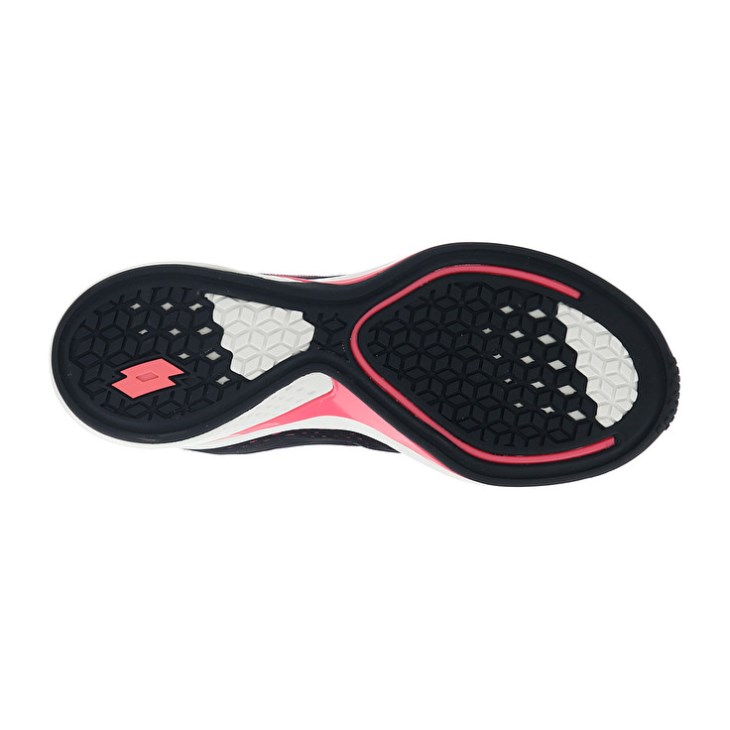 Zapatillas Running Lotto Speedevo 100 W Mujer Negras Coral | IV164196J8