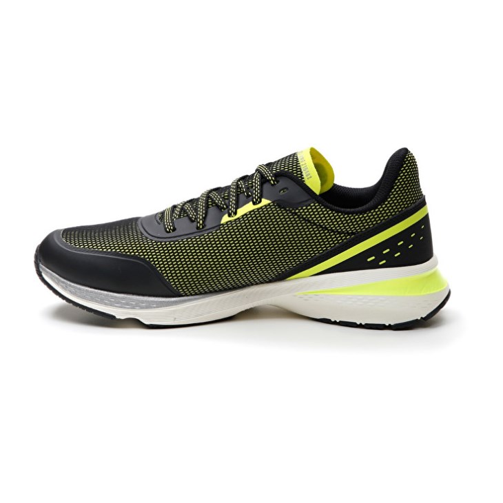 Zapatillas Running Lotto Speedevo 500 II Hombre Negras Verde | SV861466Z2