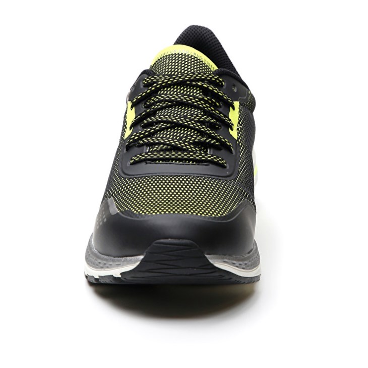Zapatillas Running Lotto Speedevo 500 II Hombre Negras Verde | SV861466Z2