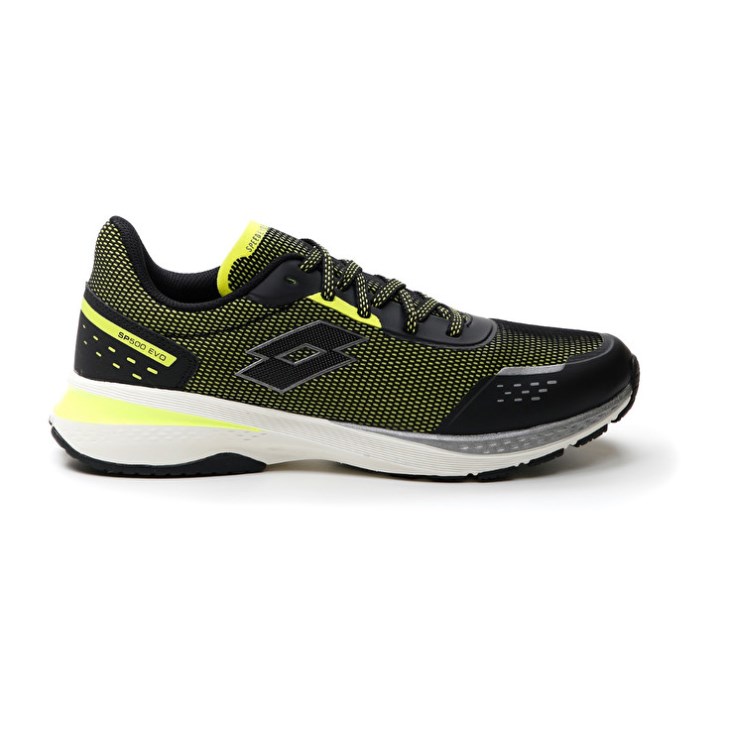 Zapatillas Running Lotto Speedevo 500 II Hombre Negras Verde | SV861466Z2