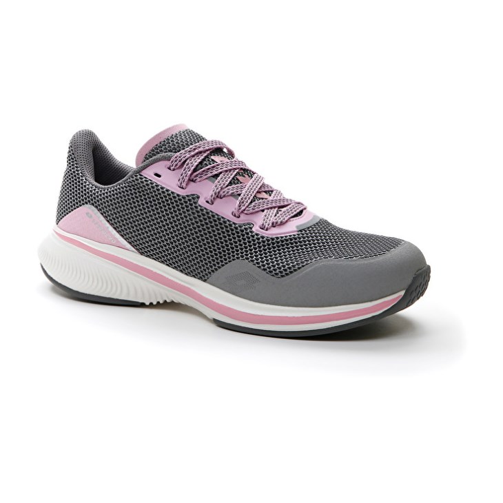 Zapatillas Running Lotto Speedevo 502 W Mujer Gris Rosas | NS193279B0