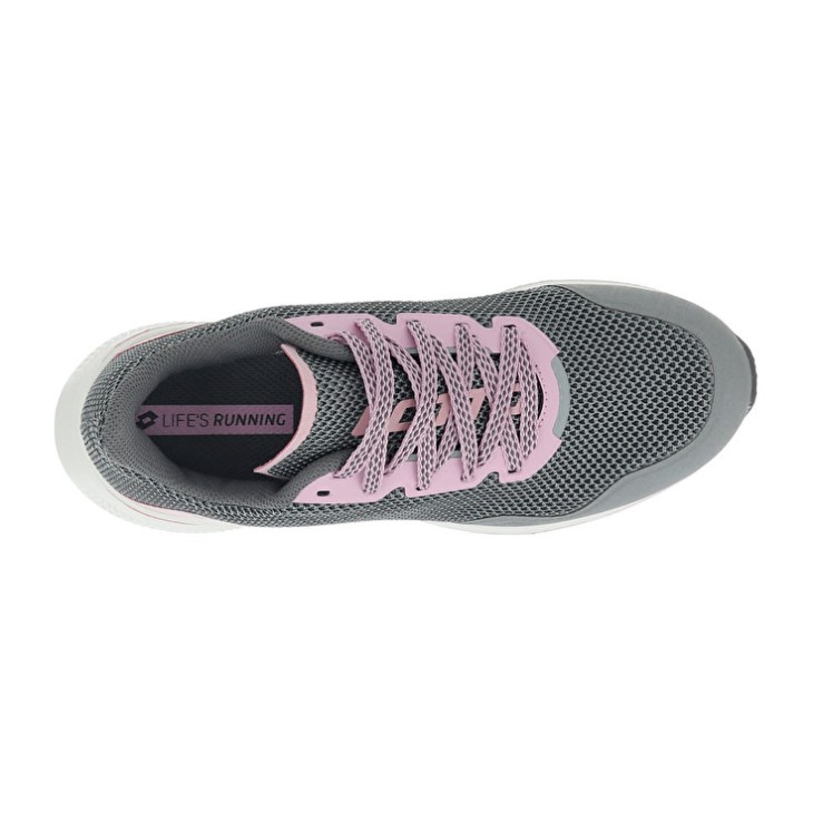 Zapatillas Running Lotto Speedevo 502 W Mujer Gris Rosas | NS193279B0