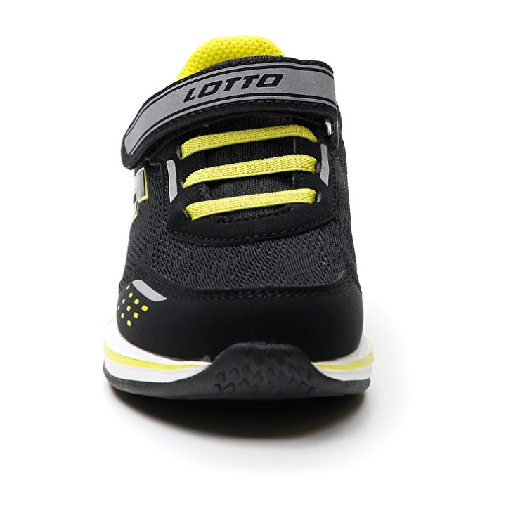 Zapatillas Running Lotto Speedevo 600 AMF CL S Niños Negras Gris Verde | YV520882B5