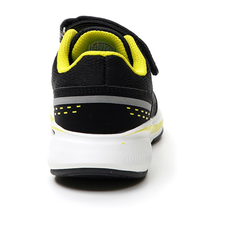 Zapatillas Running Lotto Speedevo 600 AMF CL S Niños Negras Gris Verde | YV520882B5