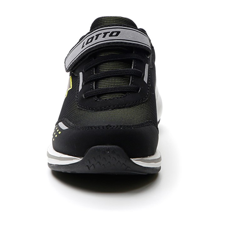 Zapatillas Running Lotto Speedevo 600 AMF II CL S Niños Negras Verde | NK375217C0