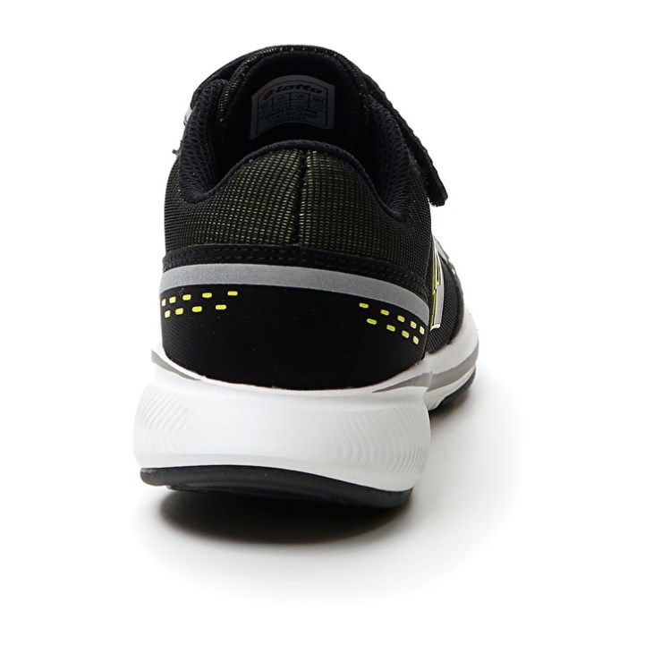Zapatillas Running Lotto Speedevo 600 AMF II CL S Niños Negras Verde | NK375217C0