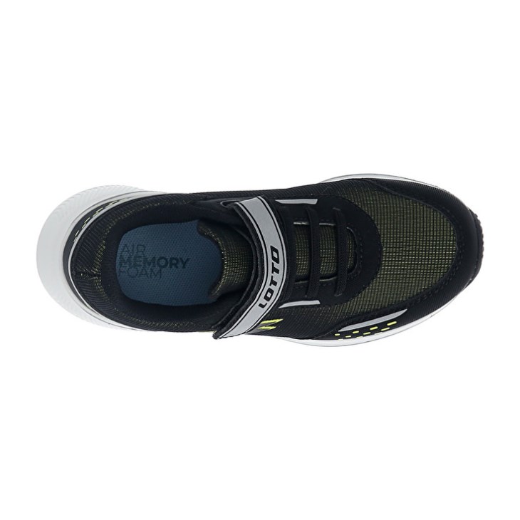Zapatillas Running Lotto Speedevo 600 AMF II CL S Niños Negras Verde | NK375217C0