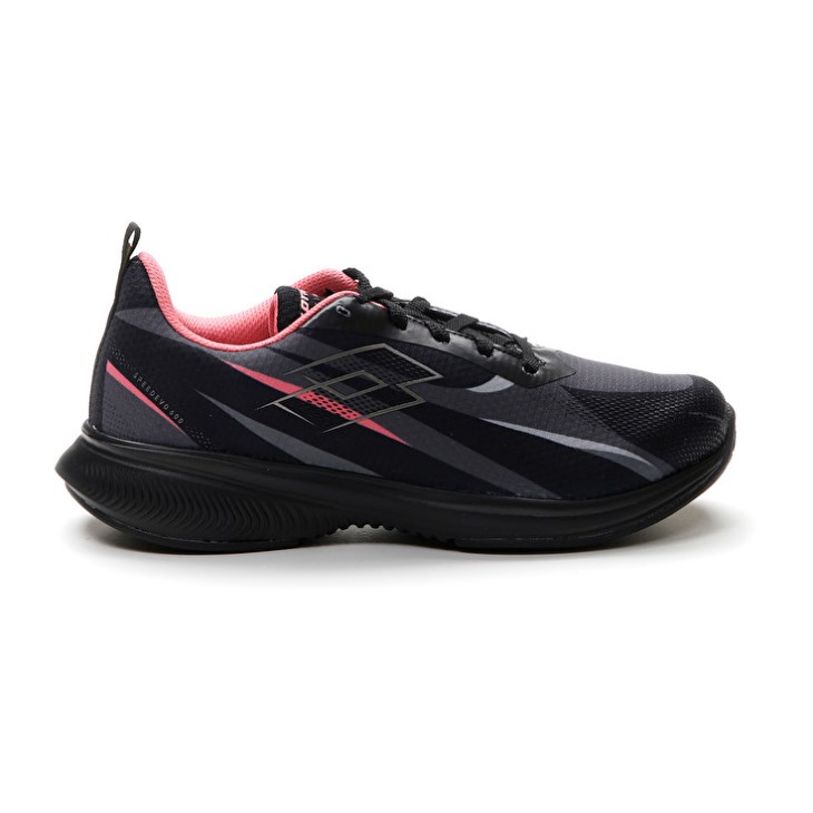 Zapatillas Running Lotto Speedevo 600 III W Mujer Negras Coral | CL271067C3