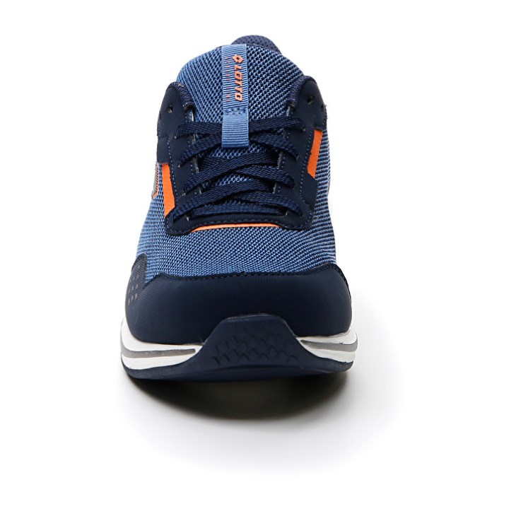 Zapatillas Running Lotto Speedevo 600 II Hombre Azules Naranjas | RG360226H6