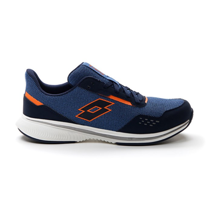 Zapatillas Running Lotto Speedevo 600 II Hombre Azules Naranjas | RG360226H6