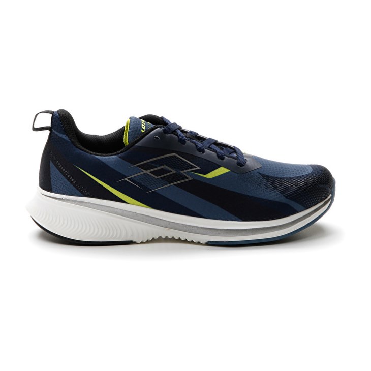 Zapatillas Running Lotto Speedevo 600 III Hombre Azul Marino Azules Amarillo | RV291959N4