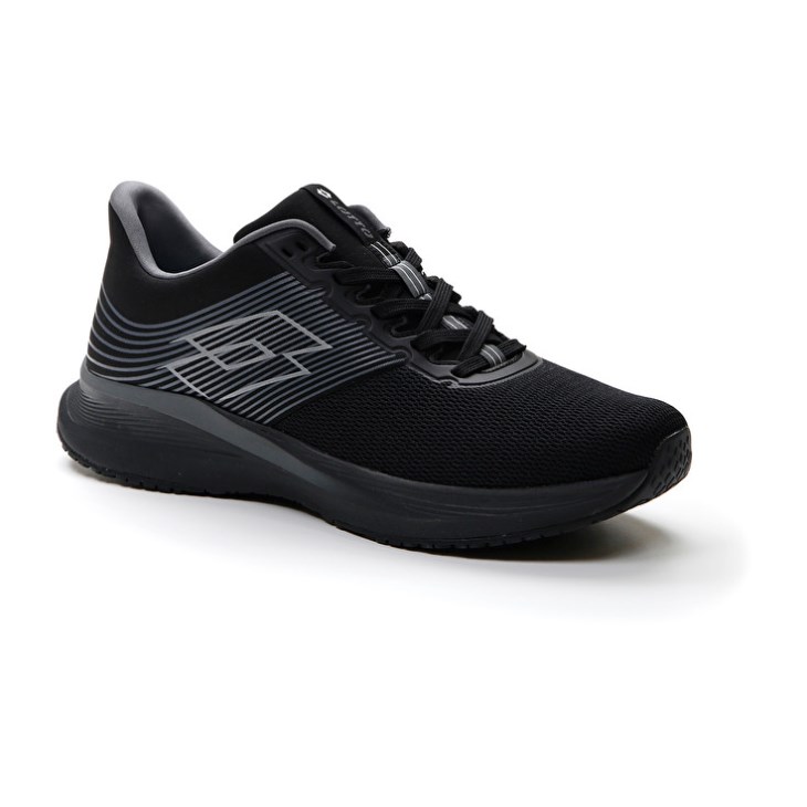 Zapatillas Running Lotto Speedevo 700 Hombre Negras | DJ993549M4