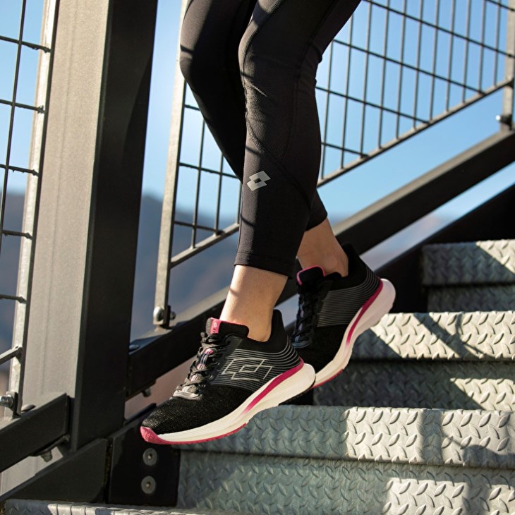 Zapatillas Running Lotto Speedevo 700 W Mujer Negras | OT436783H5
