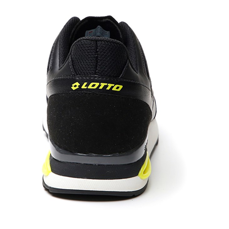 Zapatillas Running Lotto Synpulse '93 II AMF Hombre Negras Verde Gris | WW420842Q0
