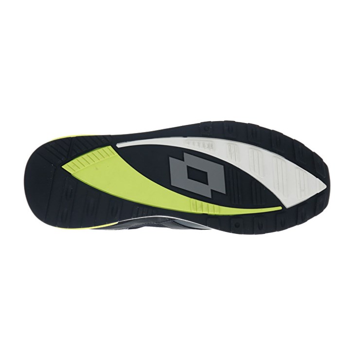 Zapatillas Running Lotto Synpulse '93 II AMF Hombre Negras Verde Gris | WW420842Q0
